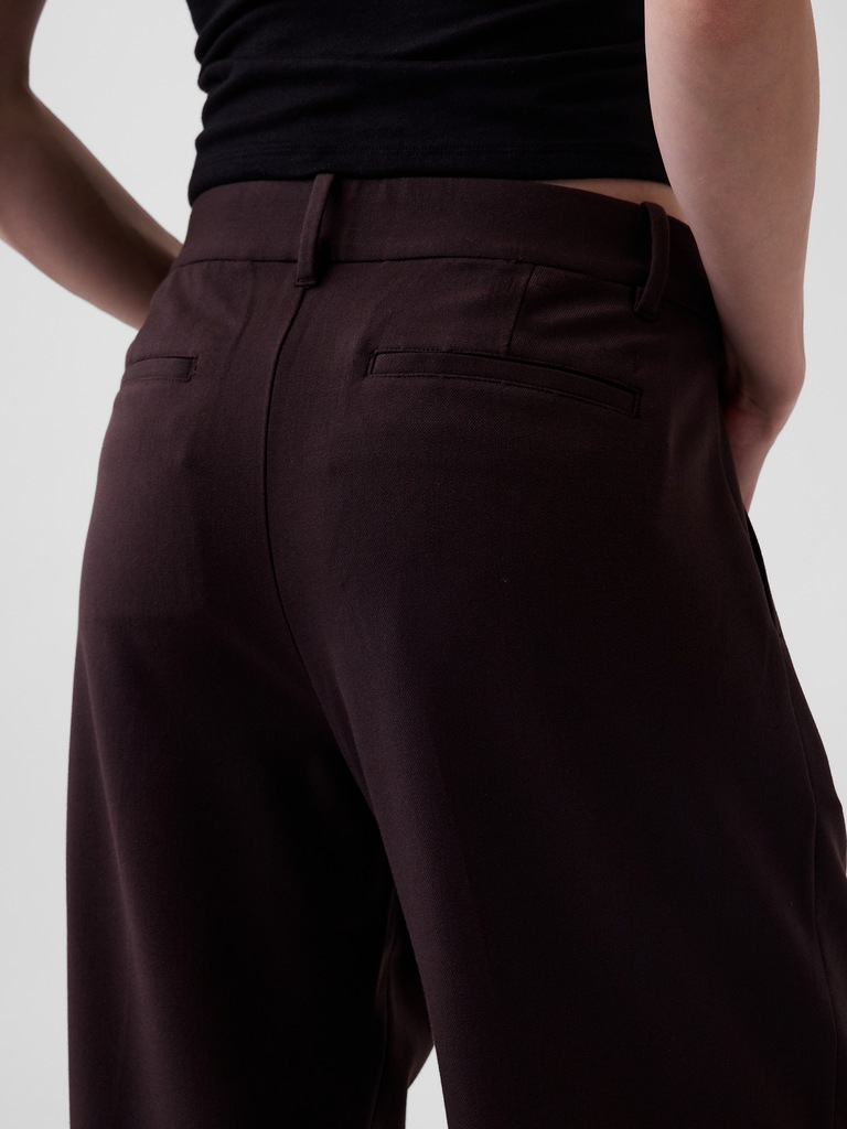 365 Low Rise Brushed Twill Pleated Trousers
