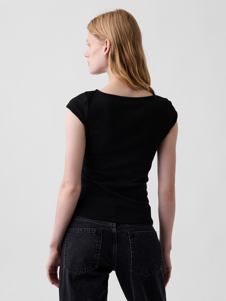 Modern Boatneck T-Shirt