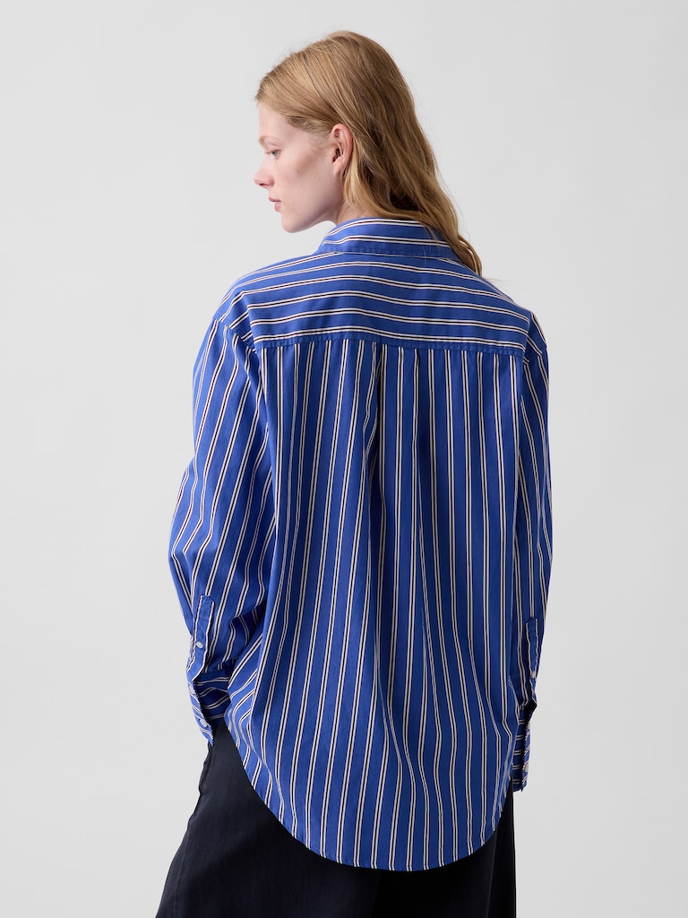 Organic Cotton Poplin Big Shirt