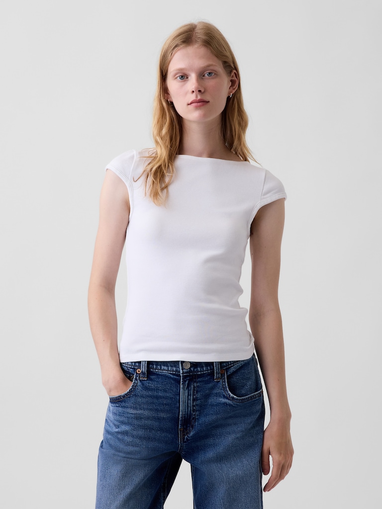 Modern Boatneck T-Shirt