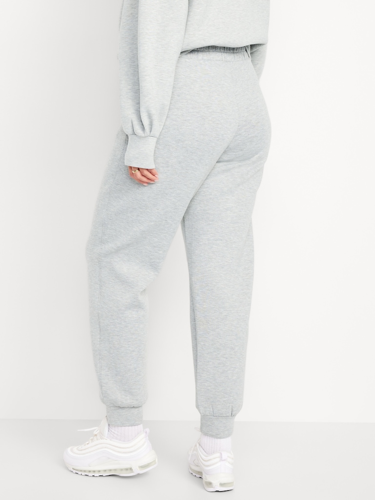 High-Waisted Bounce Fleece Jogger Sweatpants