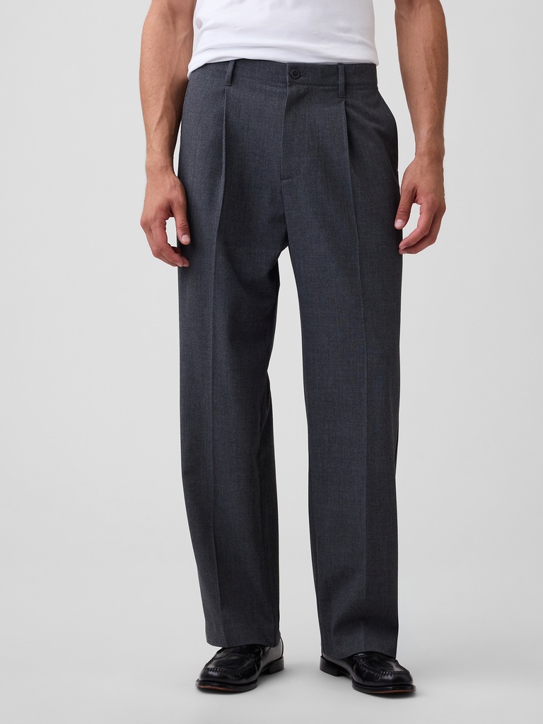 Relaxed Pleated Trousers