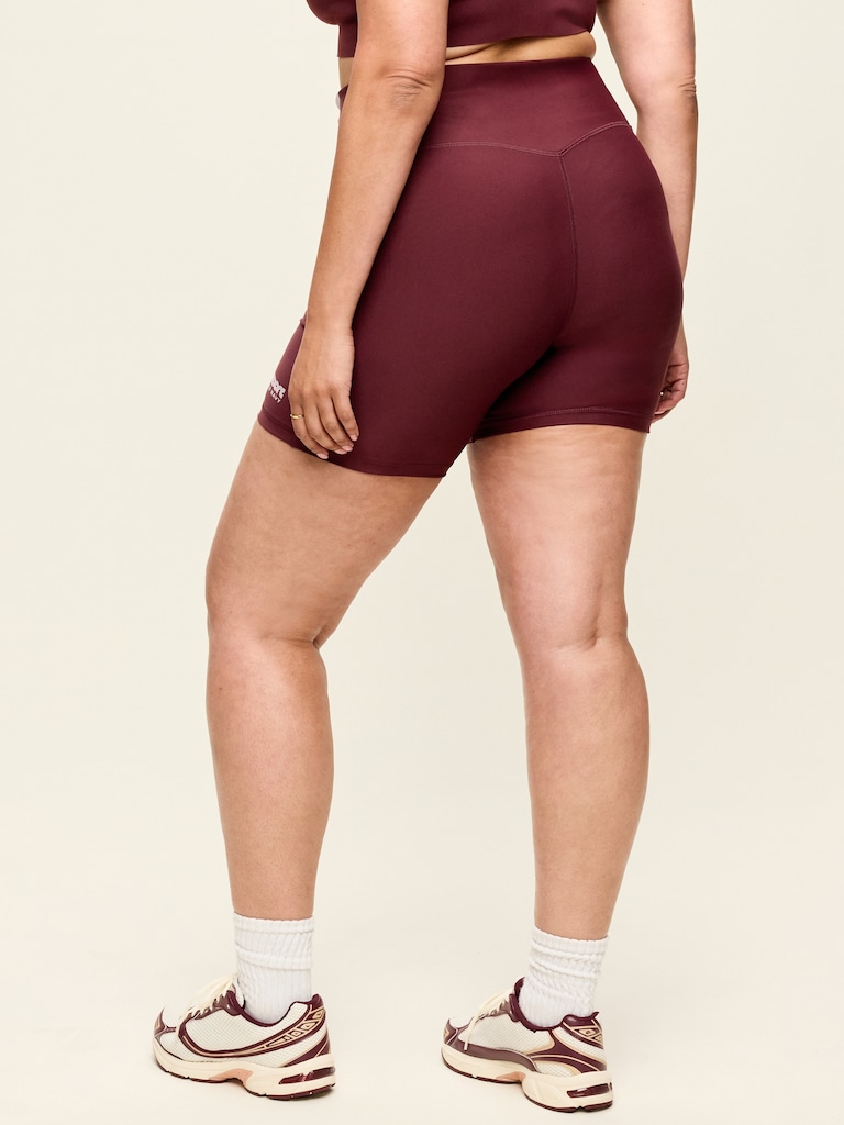 Extra-High Waisted PowerSoft Boundless Pocket Biker Shorts-- 6-inch inseam - No Front Seam