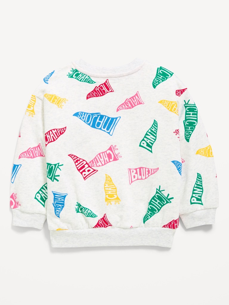 Long-Sleeve Logo Graphic Sweatshirt for Toddler Girls