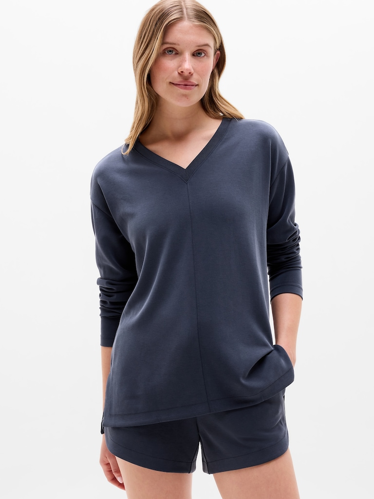 Seasoft V Neck Sweatshirt