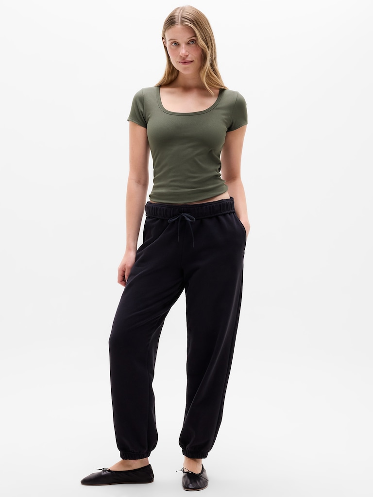 Signature Rib Scoop Tee