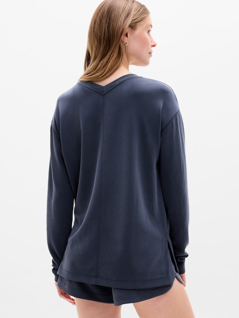 Seasoft V Neck Sweatshirt