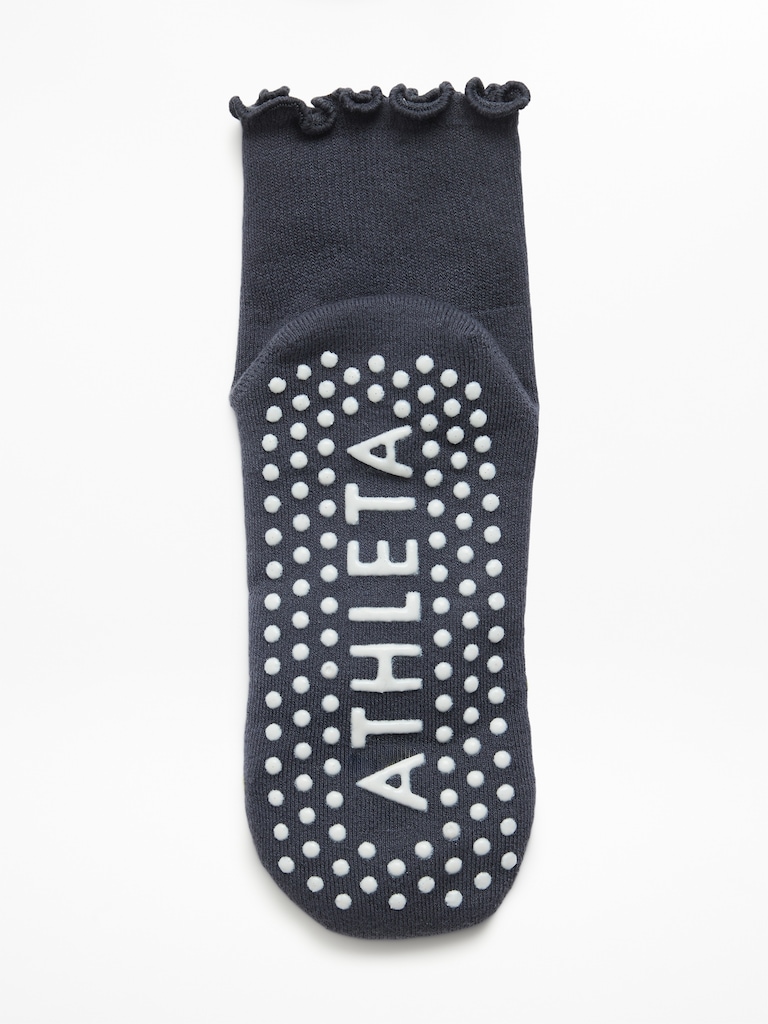 Ruffle Grip Sock