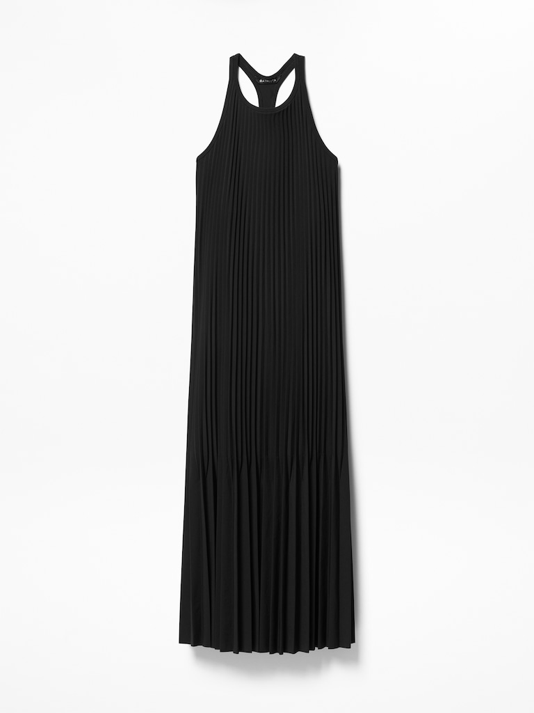 Featherweight Plissé Dress