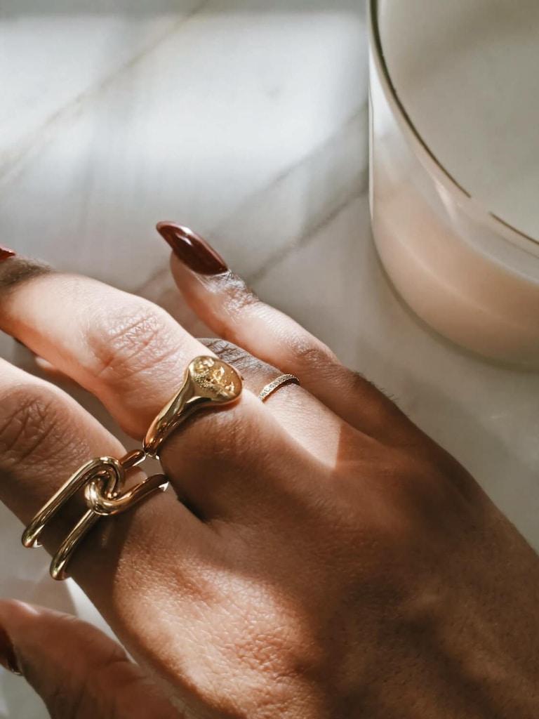 Admiral Row Gold Double Knot Ring