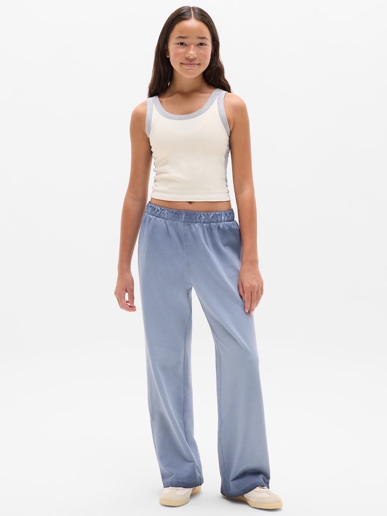 Athleta Girl All Day Wide Leg Terry Pant
