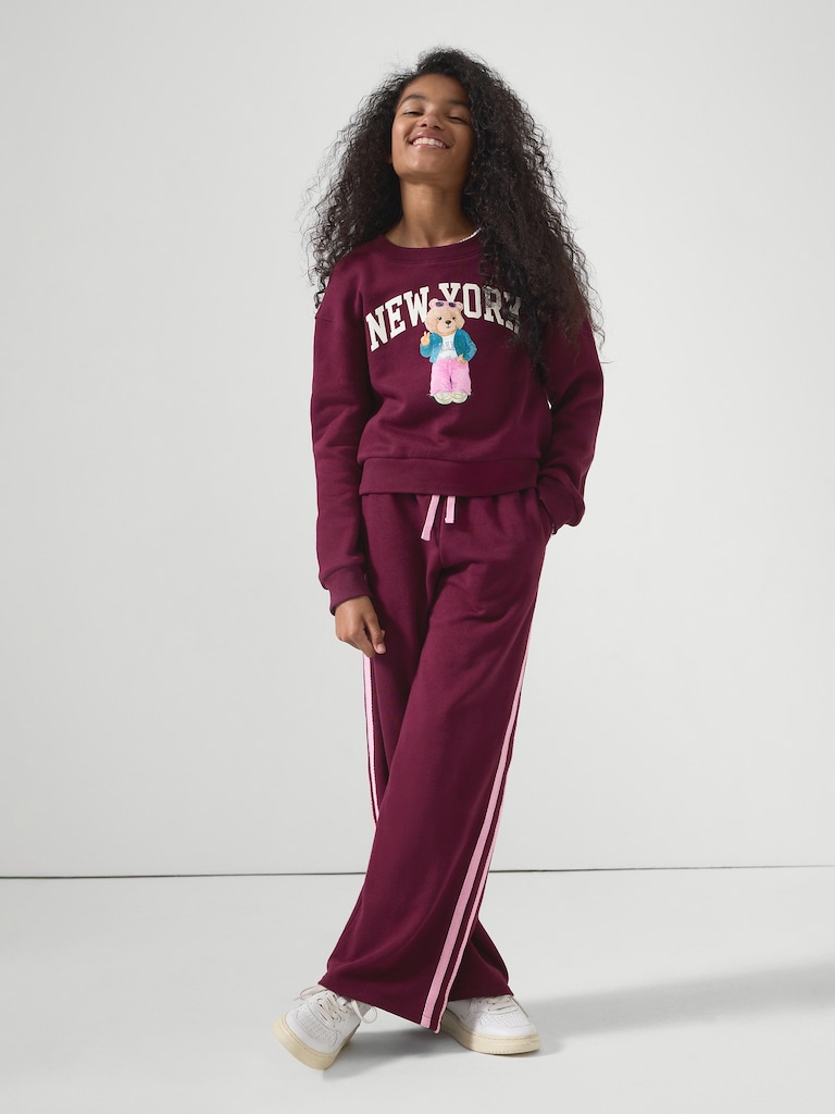 Kids Relaxed Wedge Crewneck Sweatshirt