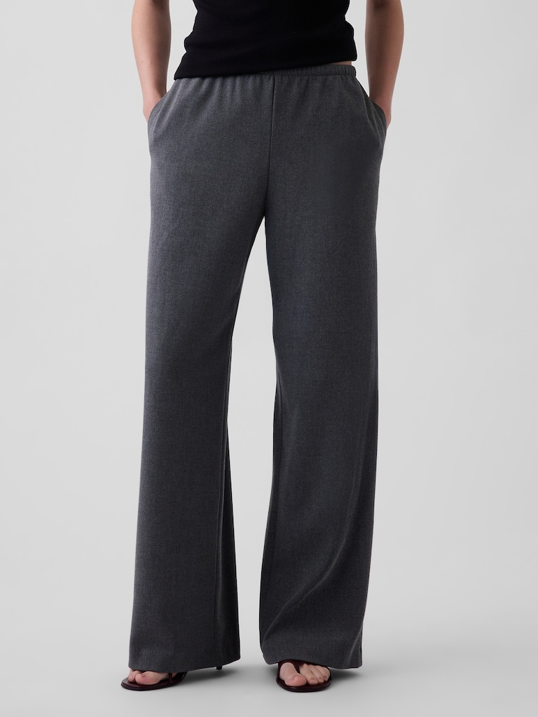 Easy Wide-Leg Pants