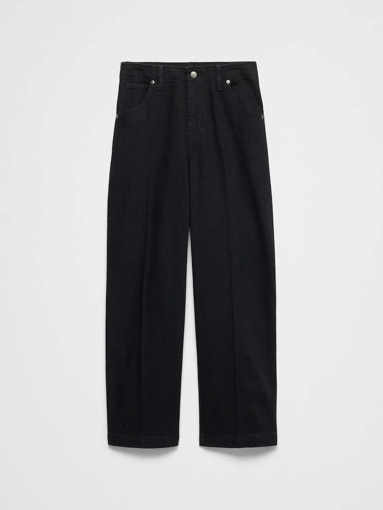 Straight High-Rise Tailored Jean