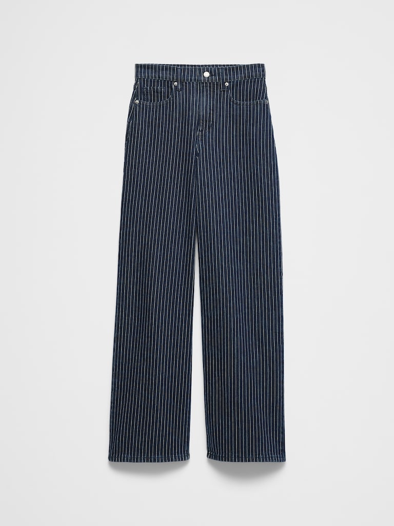 Wide-Leg High-Rise Jean
