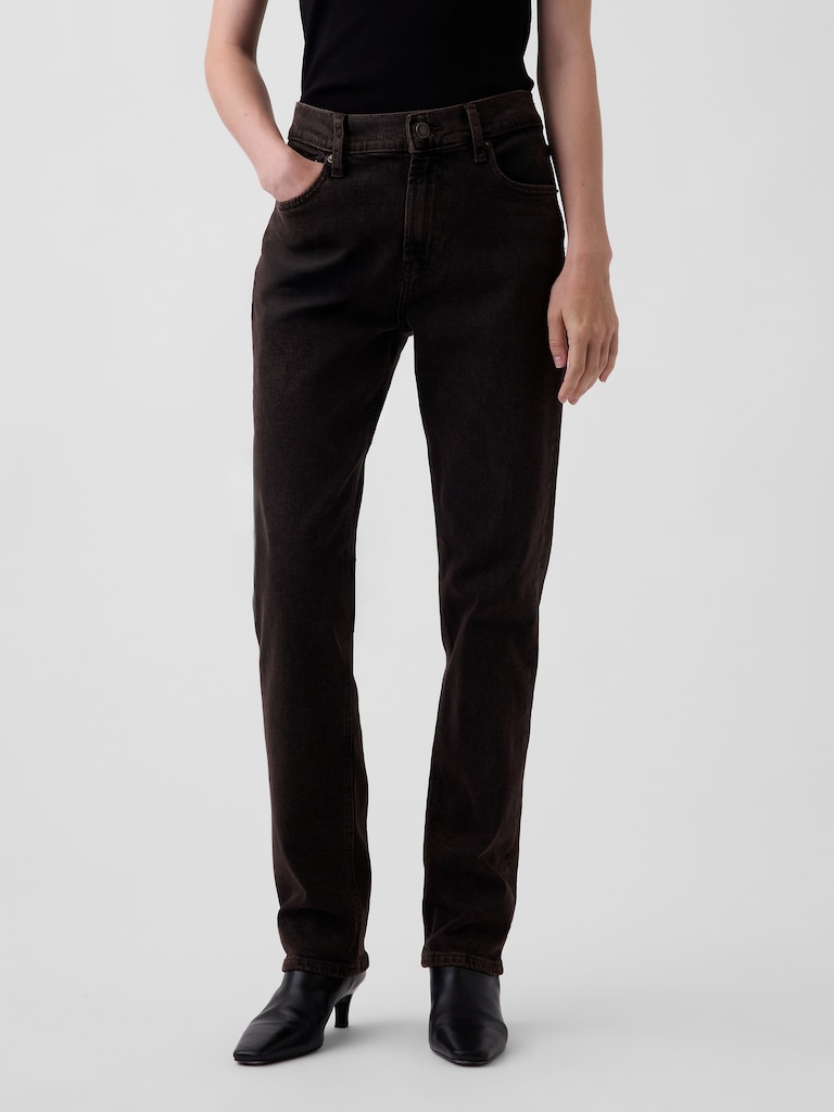 High Rise '90s Slim Straight Jeans