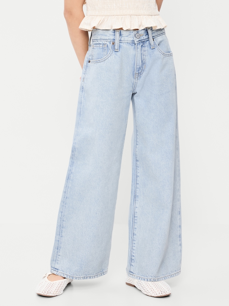 Super Baggy Wide-Leg Jeans for Girls