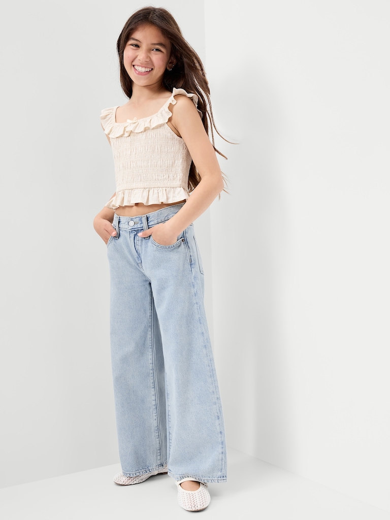 Super Baggy Wide-Leg Jeans for Girls