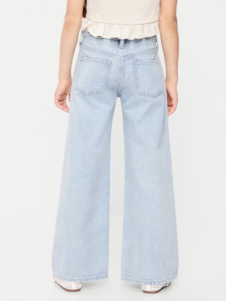 Super Baggy Wide-Leg Jeans for Girls