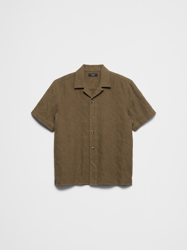 Standard-Fit Coastal Resort Shirt