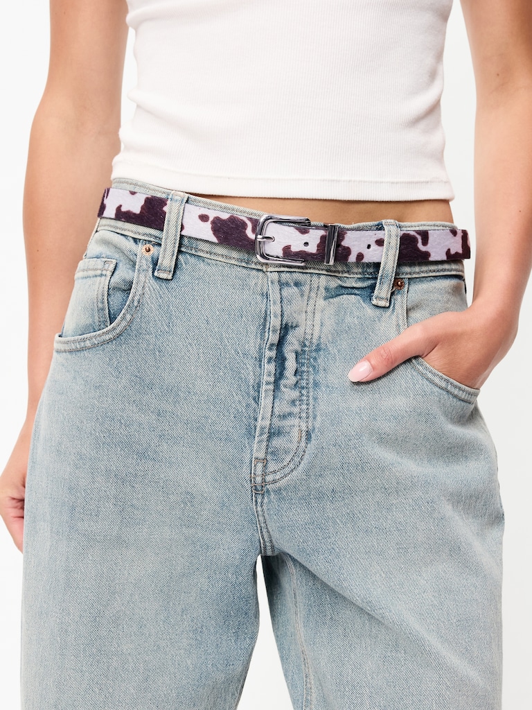 Classic Pony Hair Belt