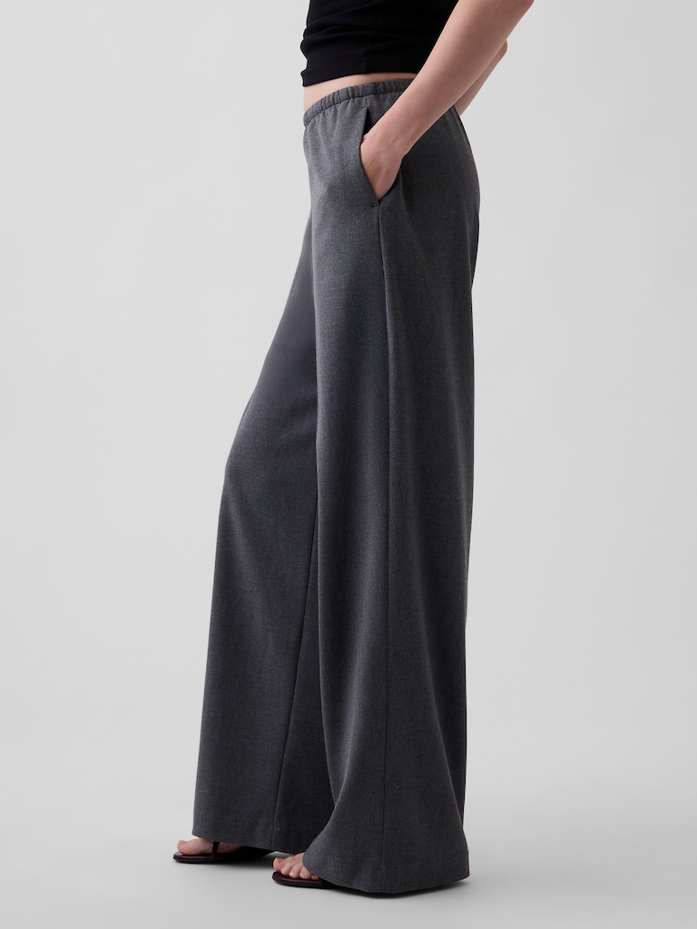 Easy Wide-Leg Pants