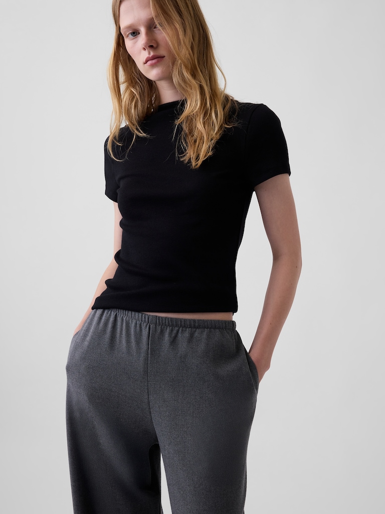 Easy Wide-Leg Pants