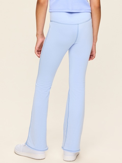 High-Waisted PowerChill Crossover Flared Leggings for Girls