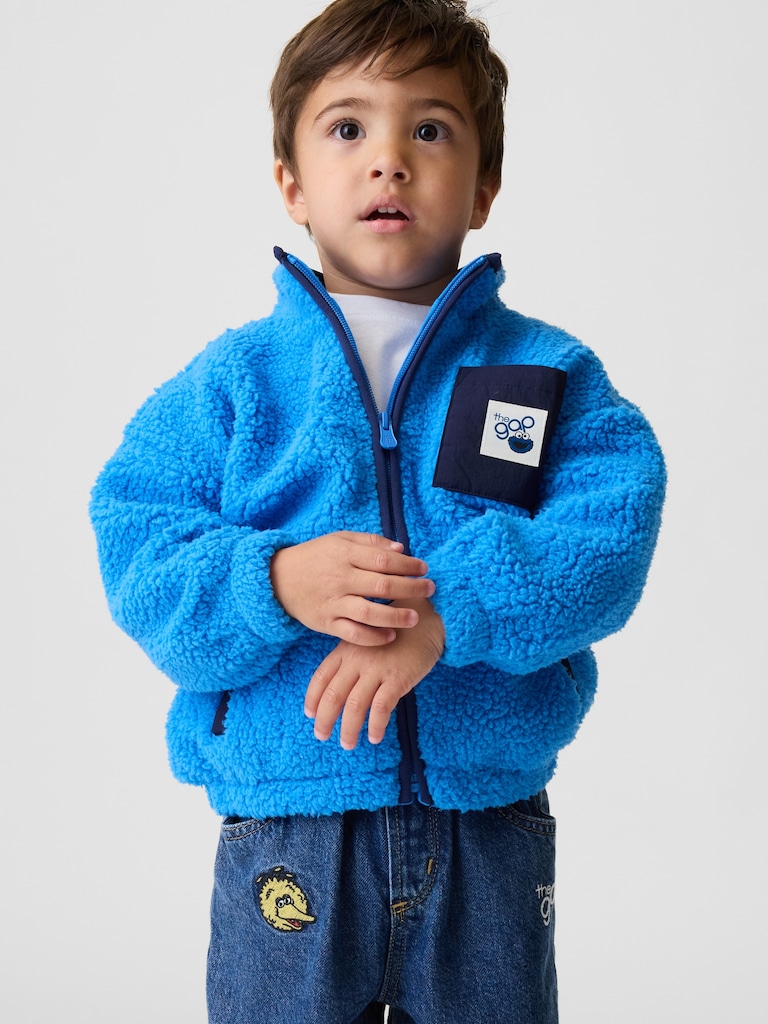 Baby & Toddler Sesame Street Sherpa Zip Jacket