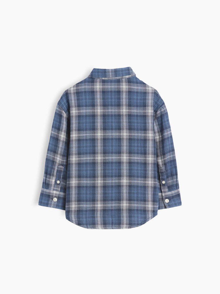 Baby & Toddler Double-Weave Plaid Shirt