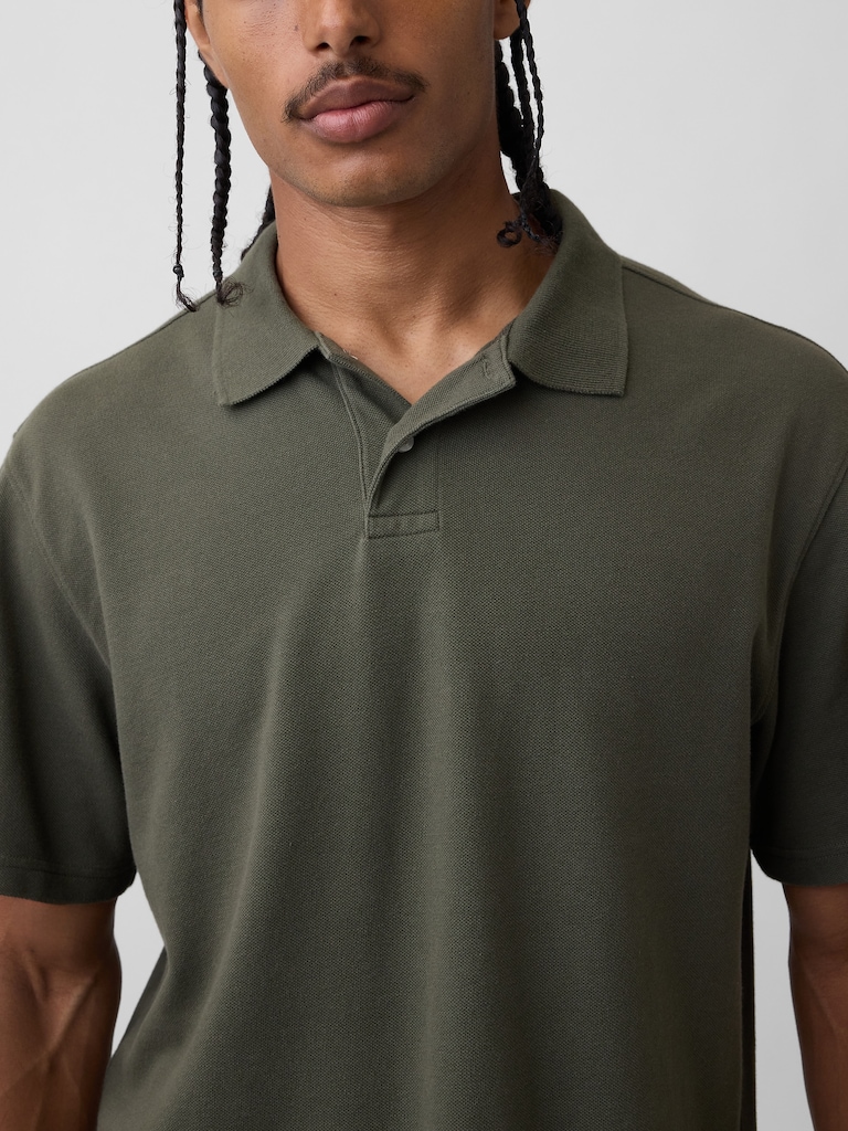 Relaxed Pique Polo