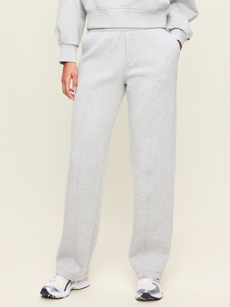High-Waisted Bounce Fleece Trouser Sweatpants