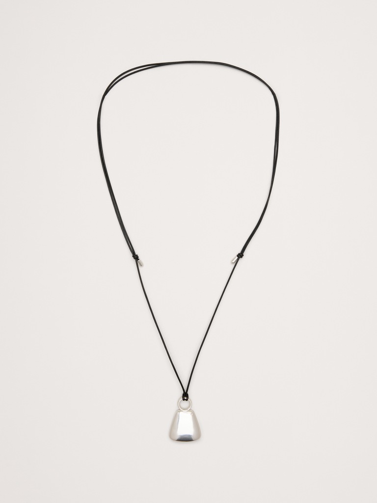 Flask Leather Cord Necklace
