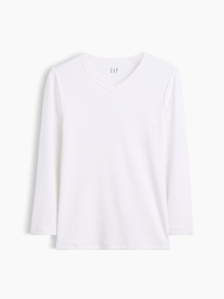 Modern High V-Neck T-Shirt