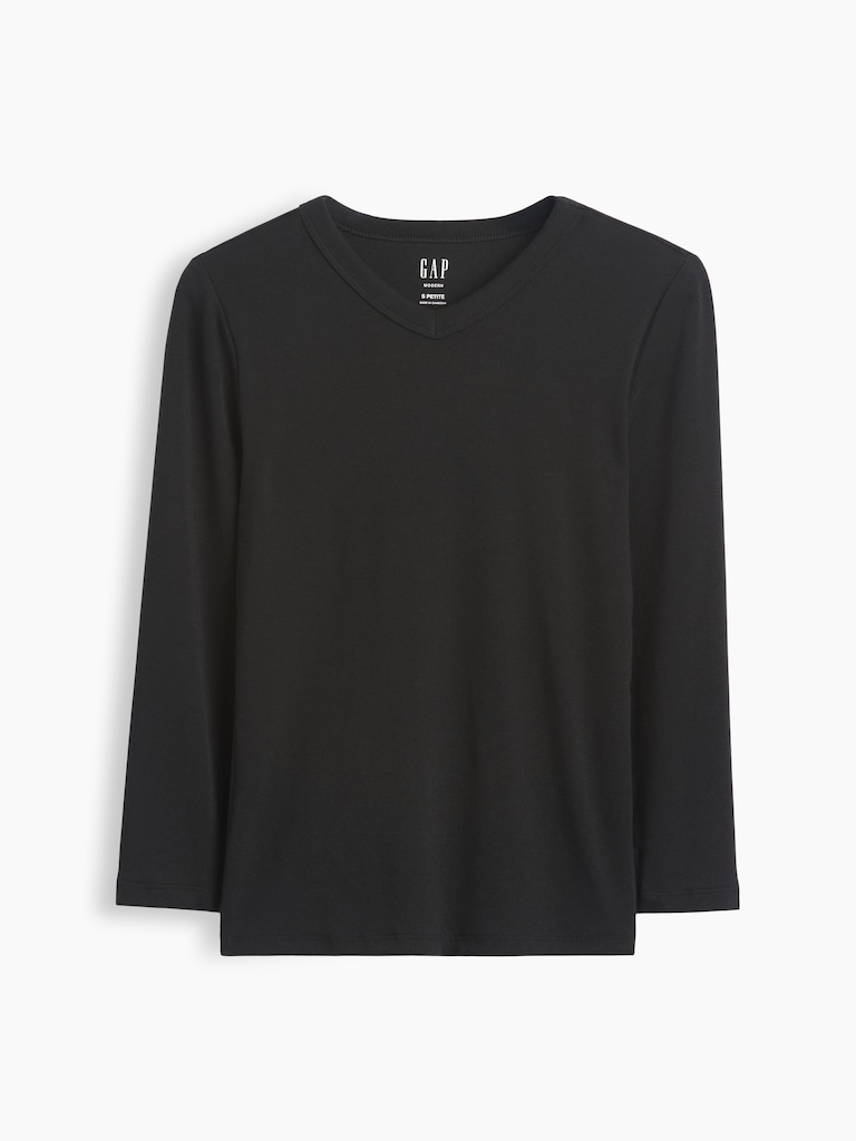 Modern High V-Neck T-Shirt