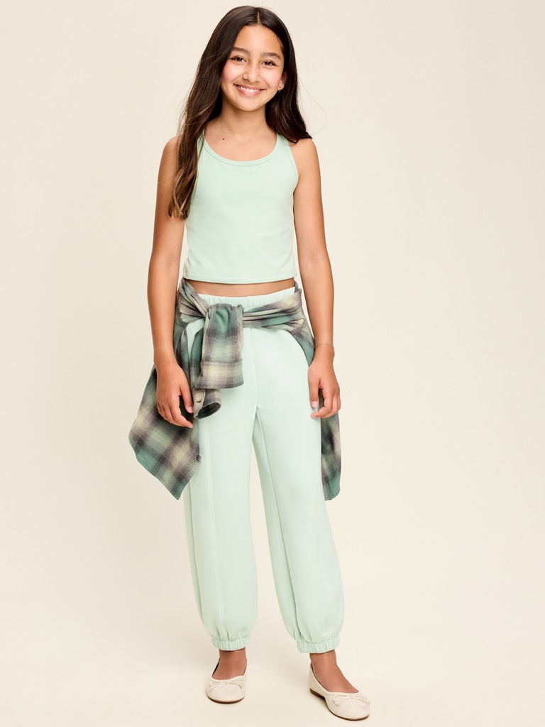High-Waisted Bounce Fleece Jogger Sweatpants for Girls