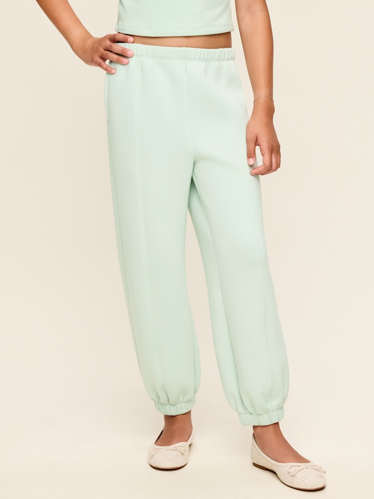 High-Waisted Bounce Fleece Jogger Sweatpants for Girls