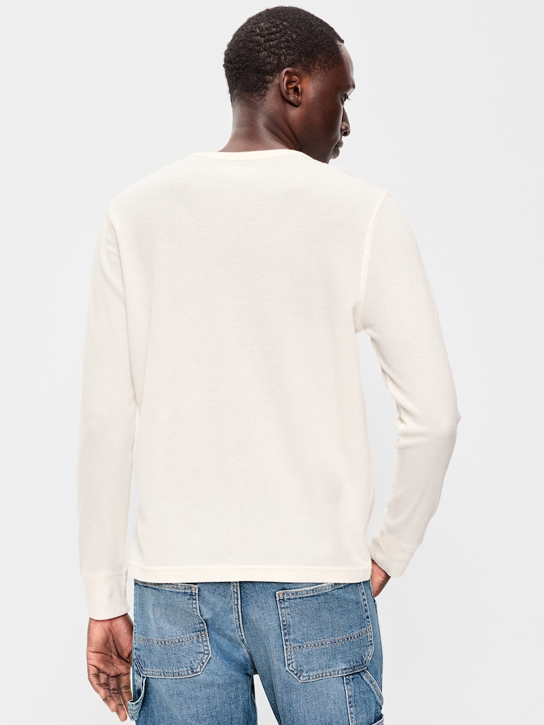Crew-Neck Waffle T-Shirt