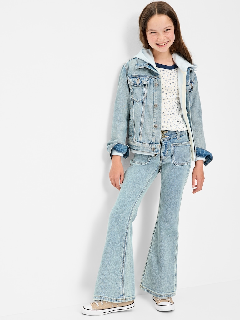 Low-Rise Flare-Leg Jeans for Girls