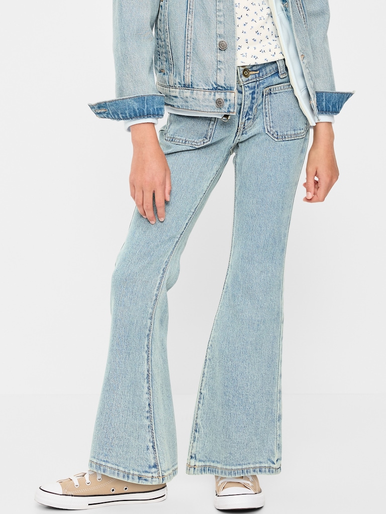 Low-Rise Flare-Leg Jeans for Girls