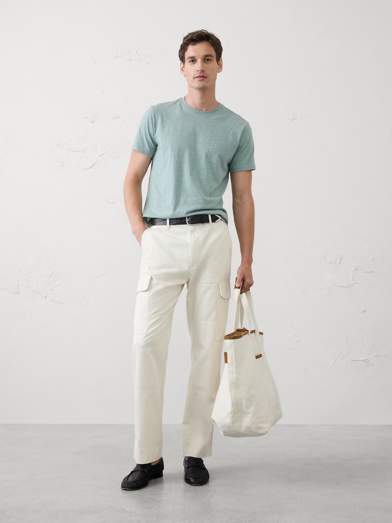 Standard-Fit Premium Wash Crew-Neck T-Shirt
