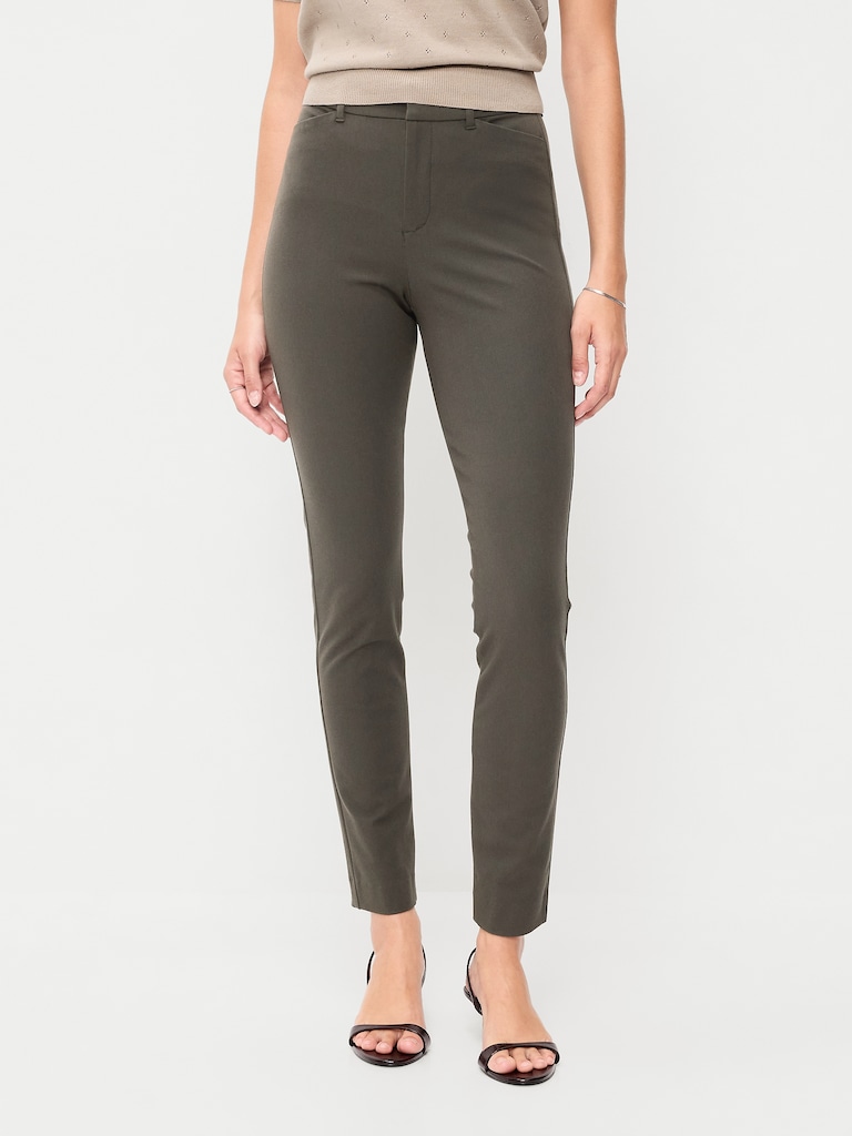 High-Waisted Pixie Skinny Ankle Pants
