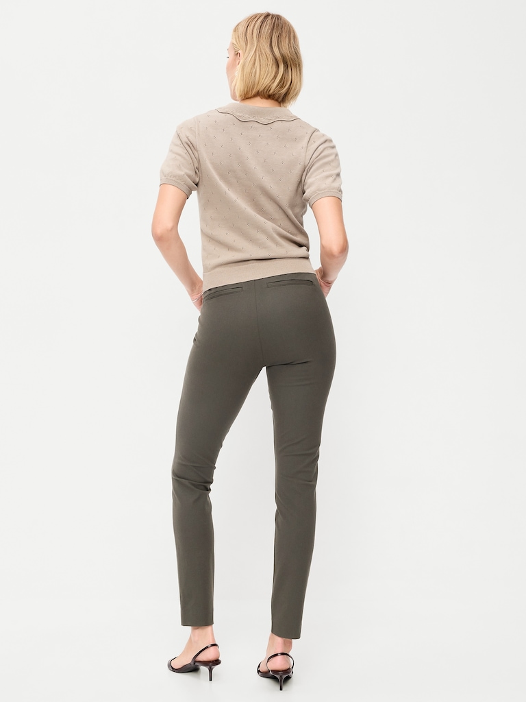 High-Waisted Pixie Skinny Ankle Pants