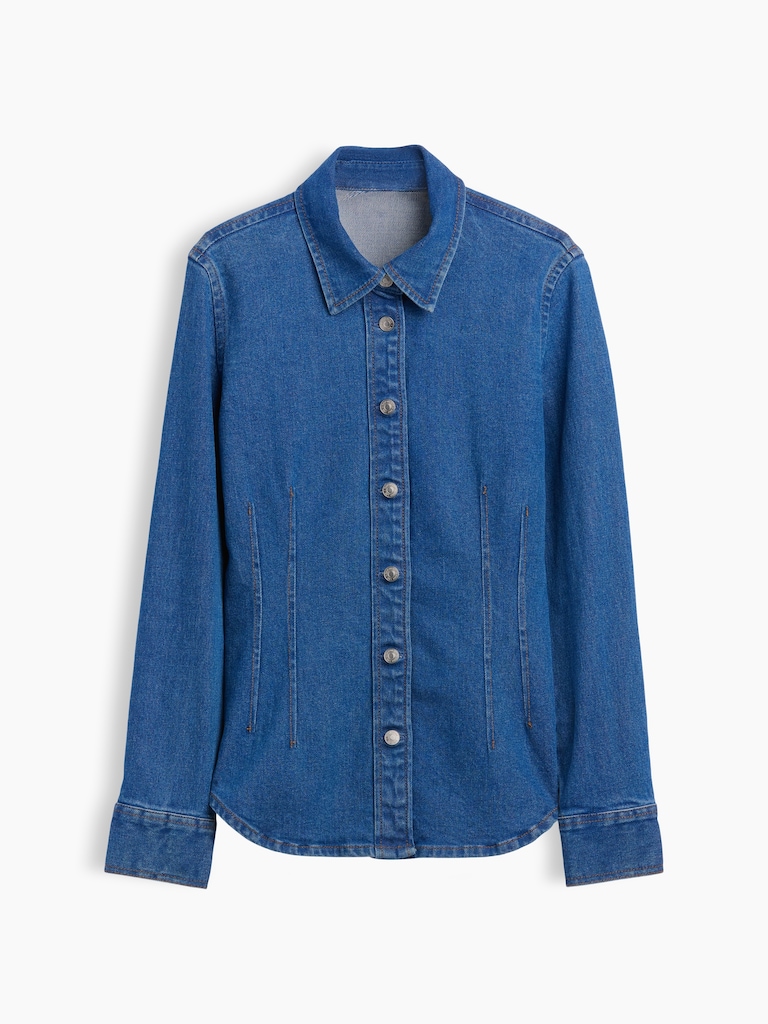 Denim Fitted Shirt