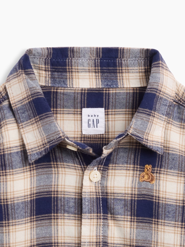 Baby Flannel Two-Piece Outfit Set