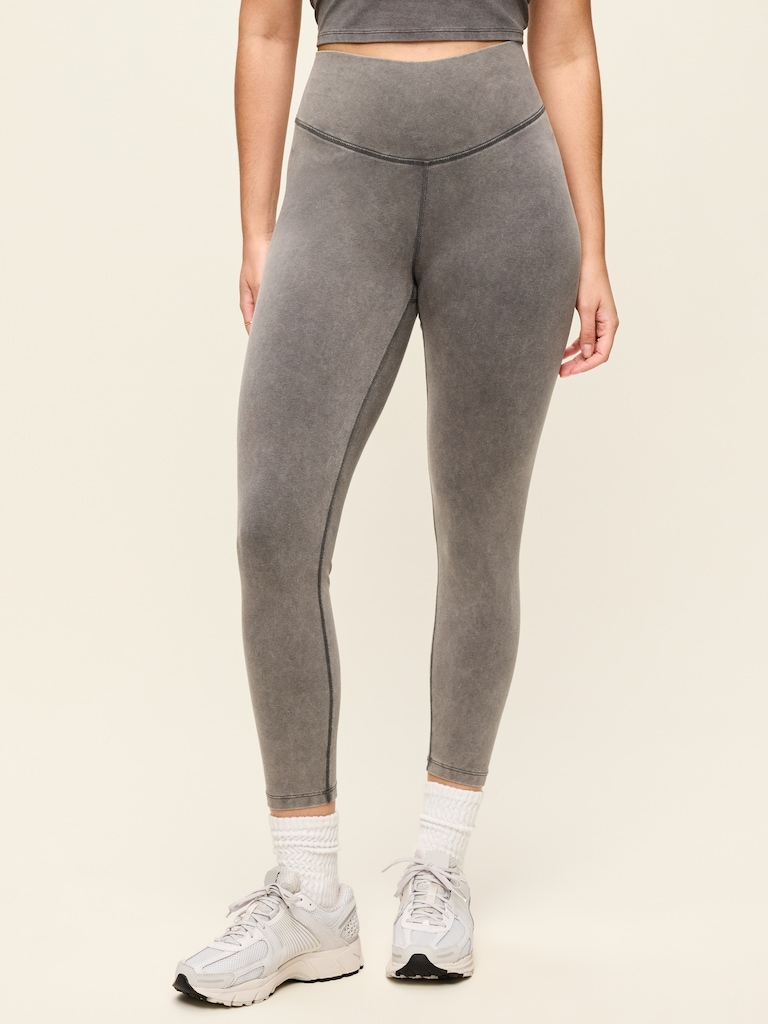 Legging en coton à taille haute longueur 7/8 PowerChill