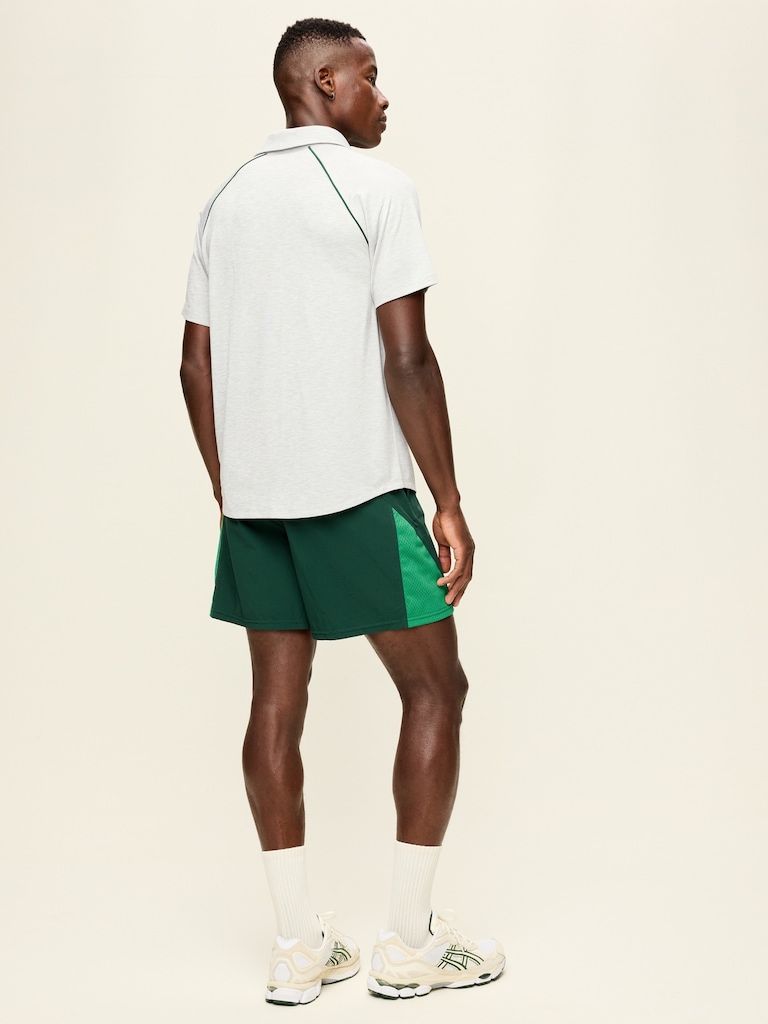 Loose Color-Block Shorts -- 5-inch inseam
