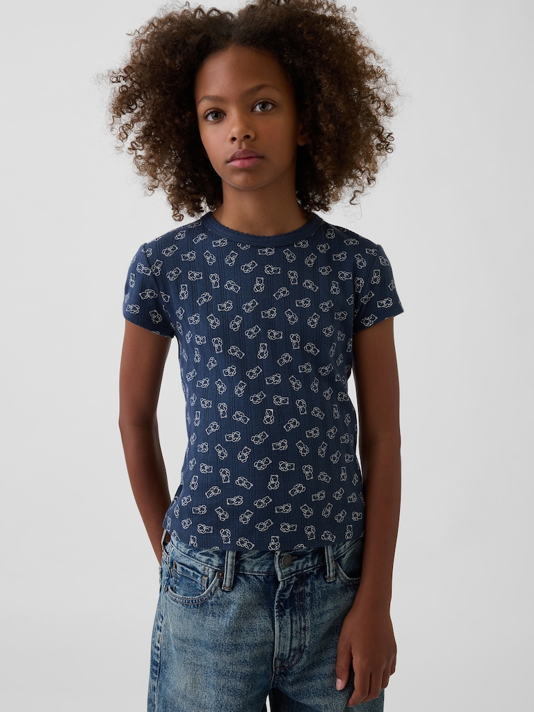 Kids Pointelle T-Shirt