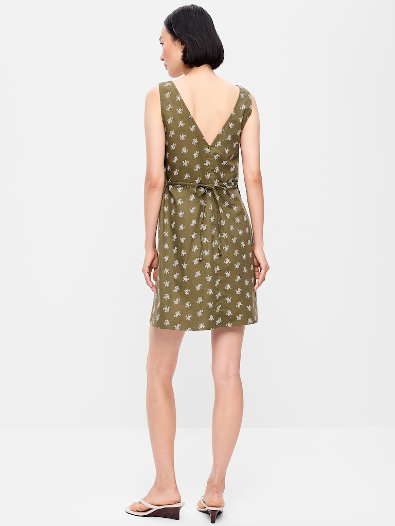 Sleeveless A-Line Mini Dress