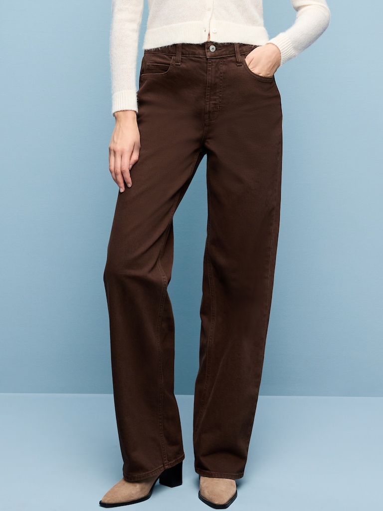 Extra High-Waisted Wide-Leg Jeans